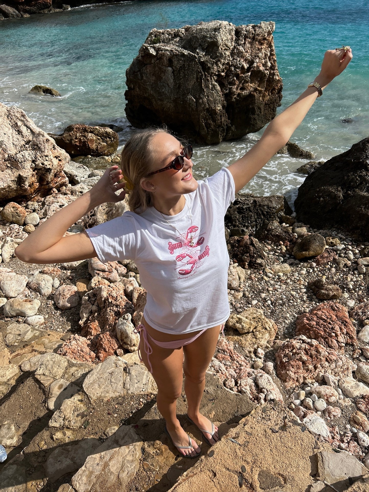 Lobster baby-tee